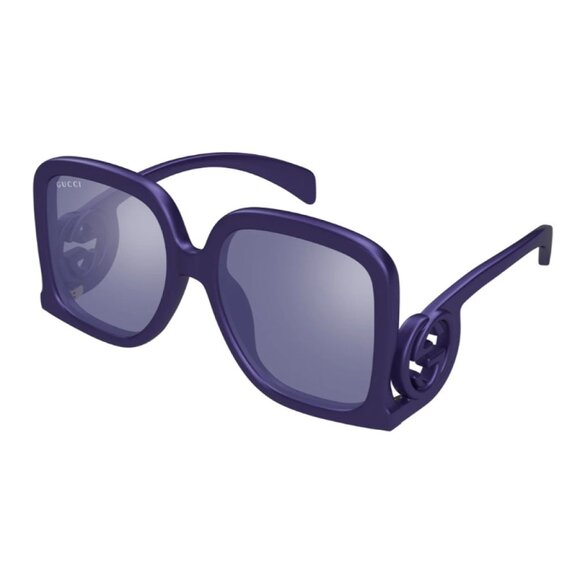 NEW GUCCI SUNGLASSES VIOLET WOMEN EYEWEAR GUCCI - Picture 1 of 3